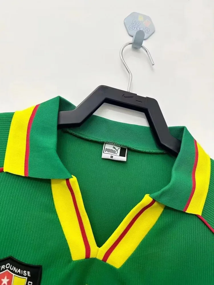 Cameroon 1998-1999 Retro Cameroon Local Camiseta de fútbol 1998/1999 — 3