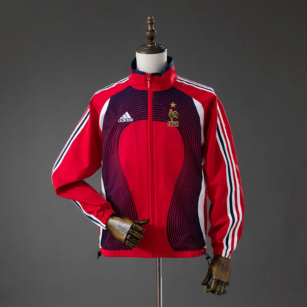 France 2006 Retro France Training Windbreaker -Red 2006