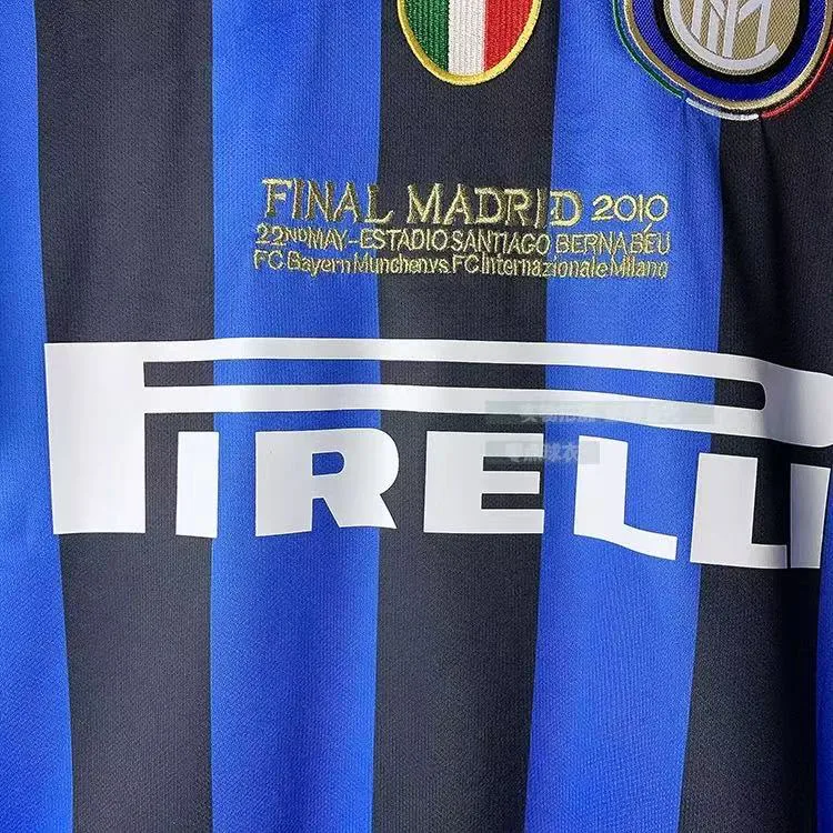 Inter Milan 2009/2010 Retro Internazionale Milan Home Football Jersey 2009/2010 — 5