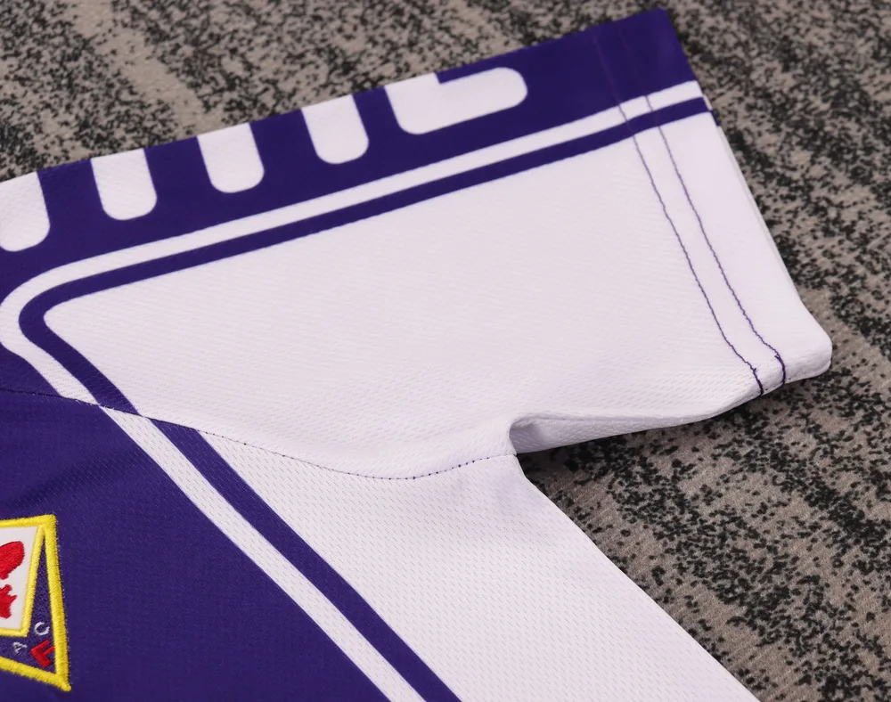 Fiorentina 1999-2000 Retro Fiorentina Home Football Shirt Kids Size 1999/2000 — 8