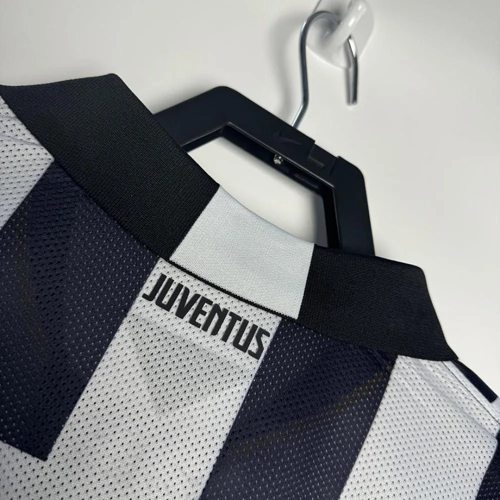 Juventus 2014/2015 Retro Long Sleeve Juventus Home Football Jersey 2014/2015 — 10