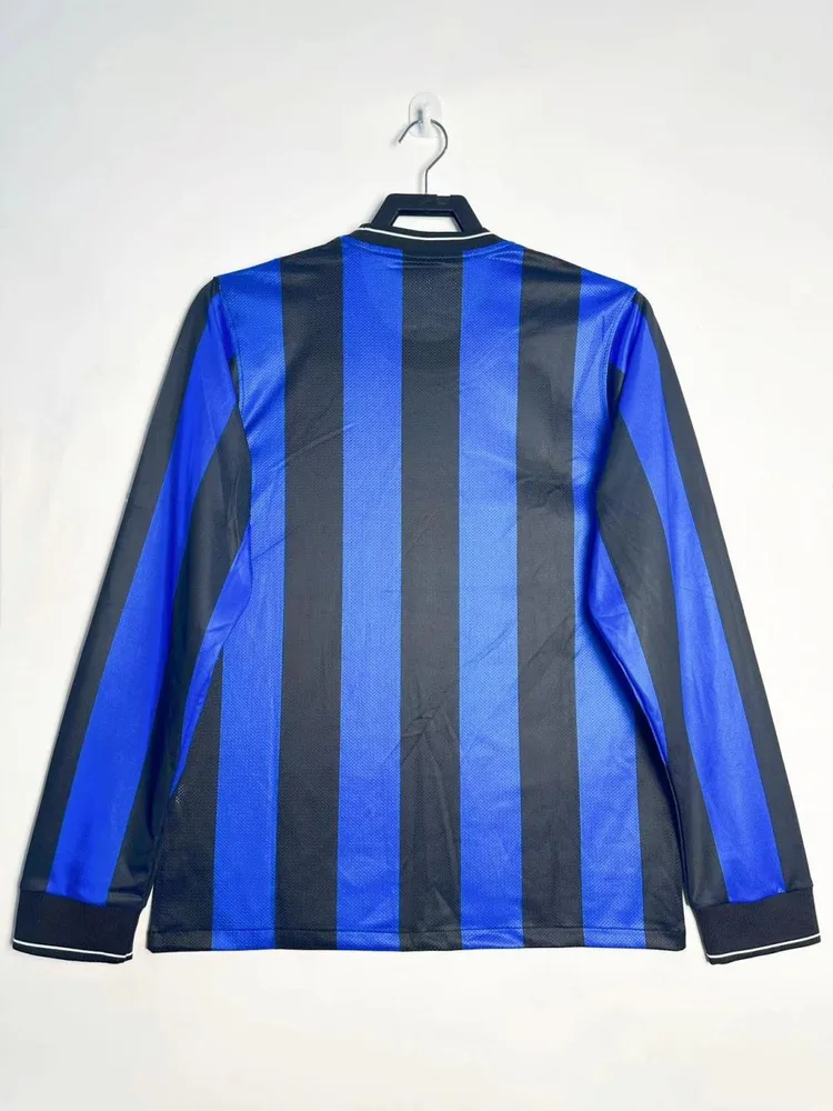 Inter Milan 2009/2010 Retro Long Sleeve Inter Milan Home Football Jersey 2009/2010 — 2