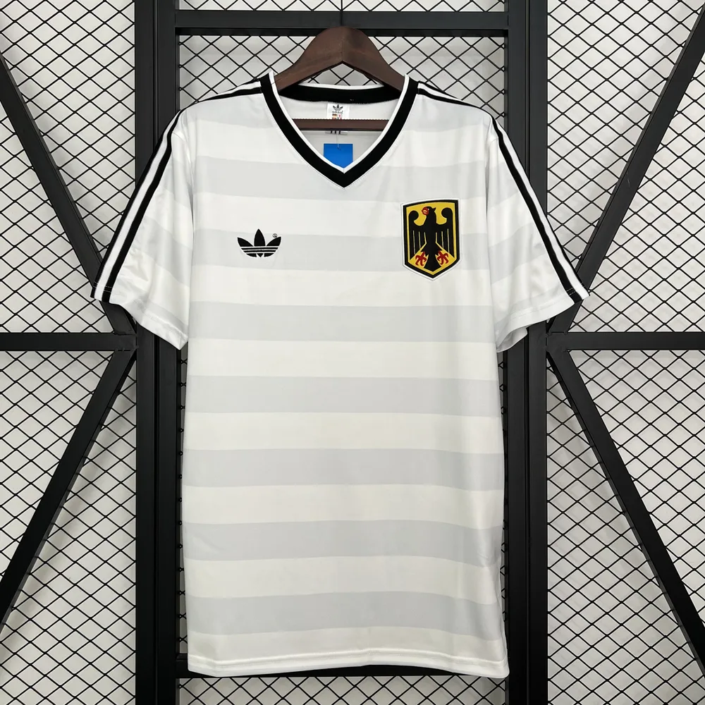 Germany 1984 Retro Soccer Jersey Germany Away 1984 — 1