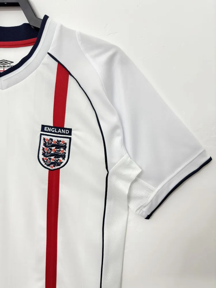 England 2002 Retro England Local Camiseta de fútbol 2002 — 7