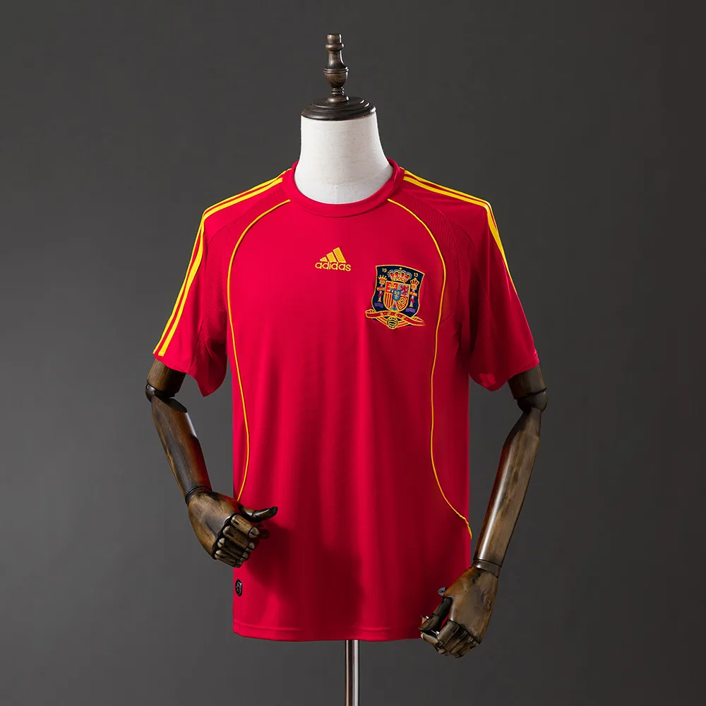 Spain 2008 Retro Spain Home Jersey 2008 — 1