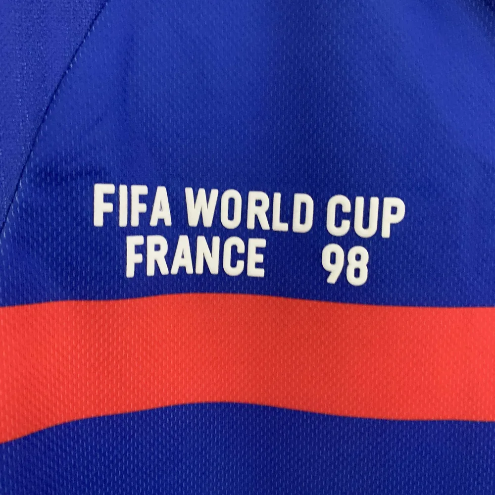 France 1998 Retro Long Sleeve France Home Football Shirt 1998 — 5