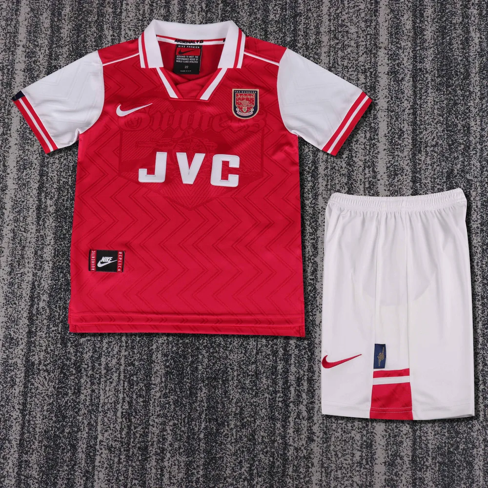 Arsenal 1996-1997 Retro Arsenal Local Camiseta de fútbol Talla infantil 1996/1997