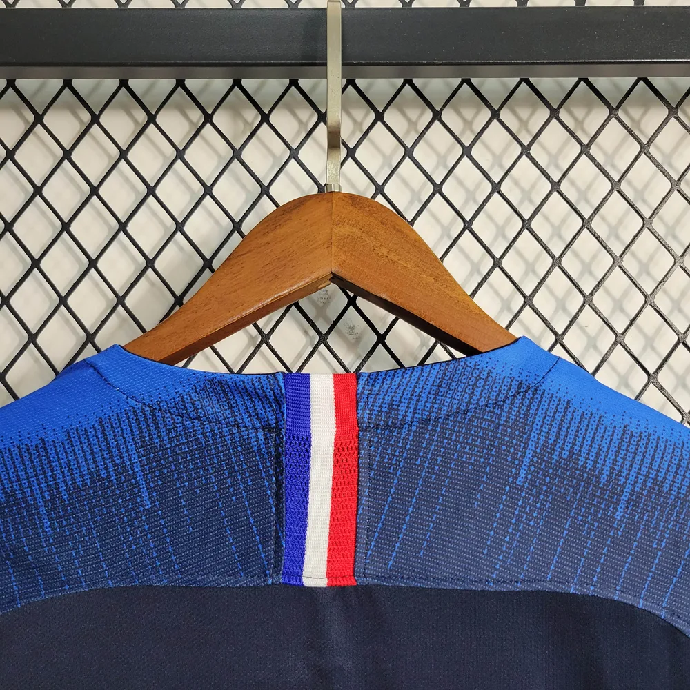 France 2018 Retro France Home Football Shirt 2018 — 8