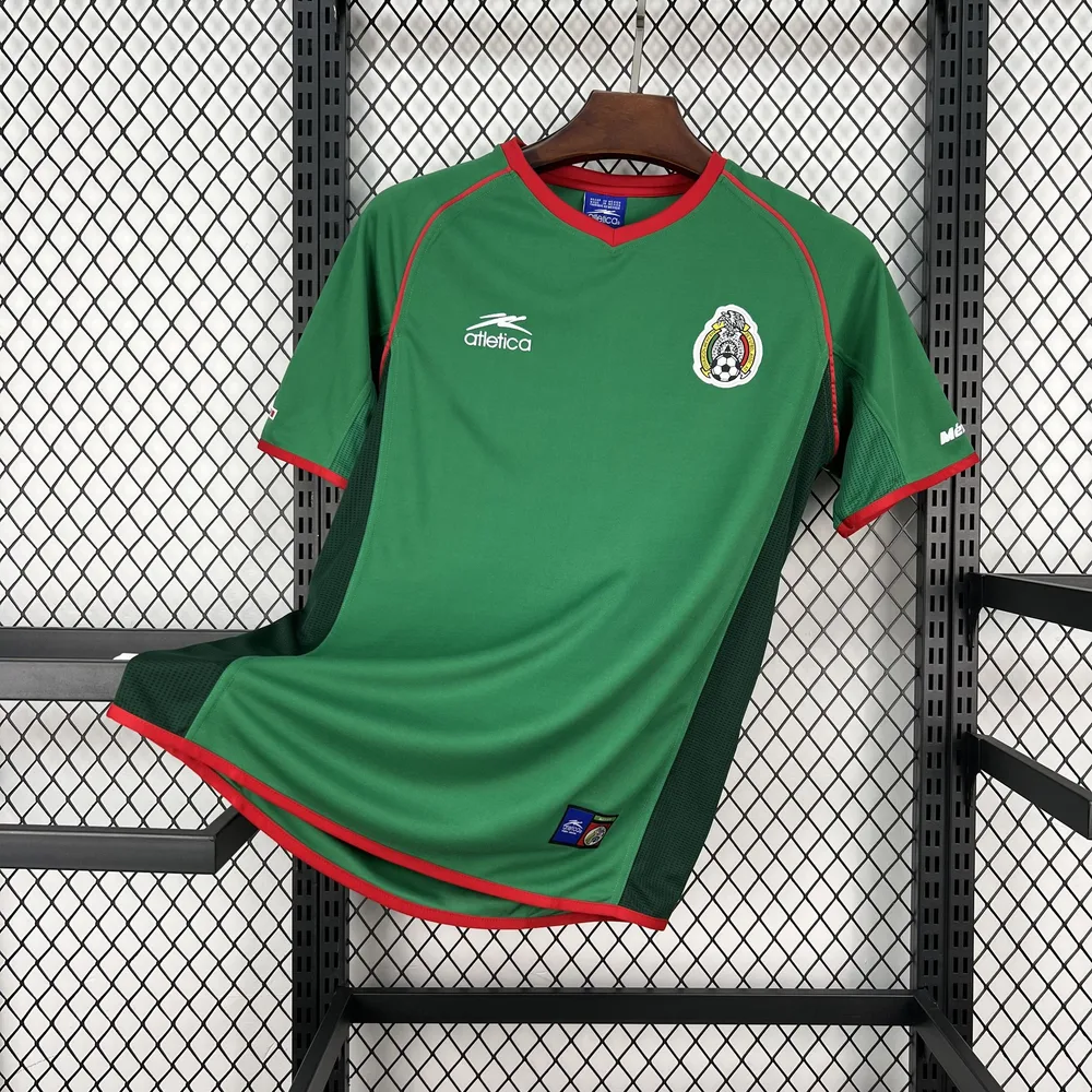 Mexico 2002 Retro Mexico National Local Jersey 2002