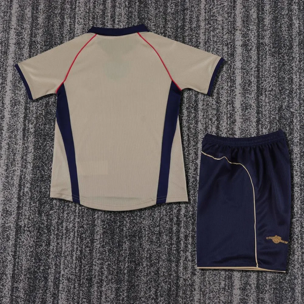 Arsenal 2001-2002 Retro Arsenal Visitante Camiseta de fútbol Talla infantil 2001/2002 — 2