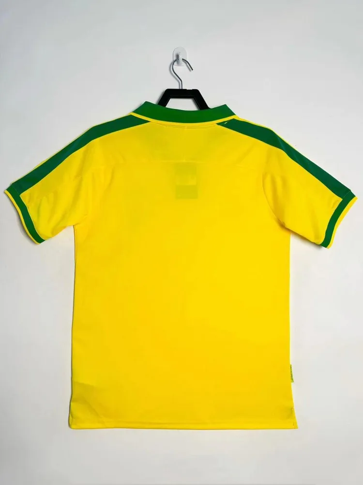 Brazil 1997 Retro Brazil Soccer Jersey Home 1997 — 2