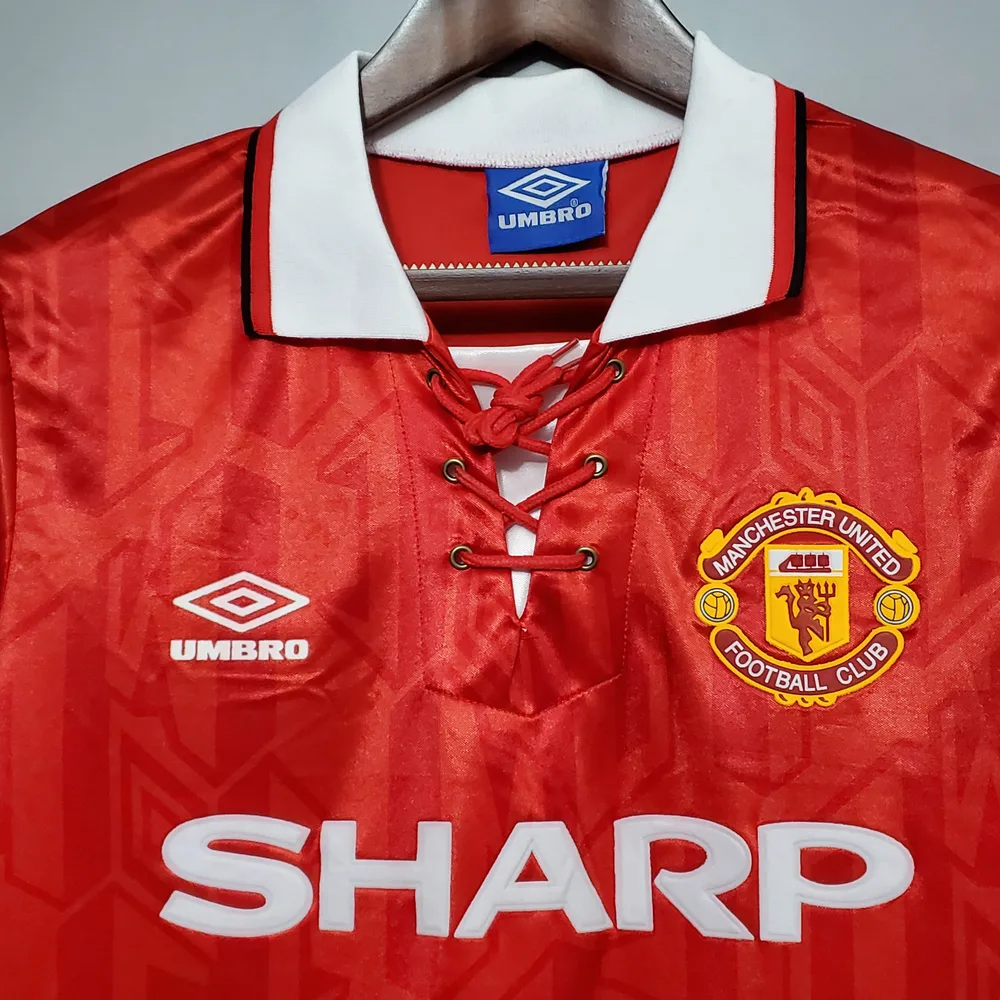 Manchester United 1992/1994 Retro Manchester United Home Football Shirt 1992/1994 — 3
