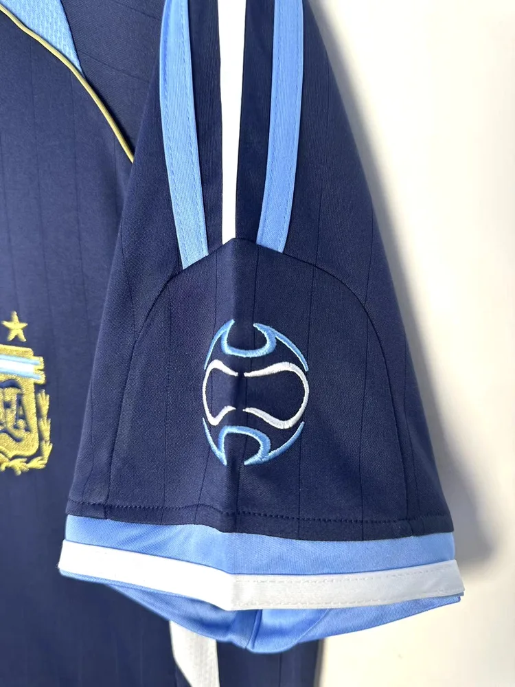 Argentina 2006 Retro Argentina National Team Visitante Jersey 2006 — 5