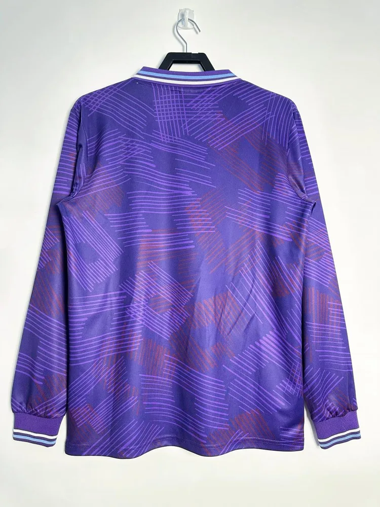 Fiorentina 1992/1993 Retro Long Sleeve Fiorentina Home Soccer Jersey 1992/1993 — 2