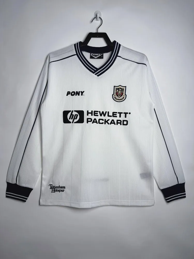 Tottenham 1997-1999 Retro Manga larga Tottenham Hotspur Local Camiseta de fútbol 1997/1999