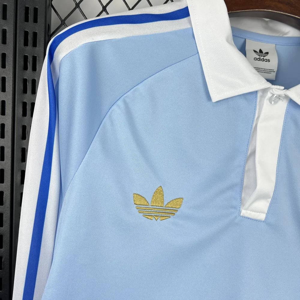 France 2026 France 120th Anniversary Blue Manga larga Retro Jersey 2026 — 4