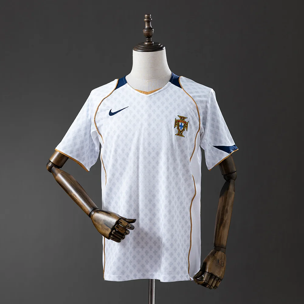 Portugal 2004 Retro Portugal Visitante Camiseta de fútbol 2004
