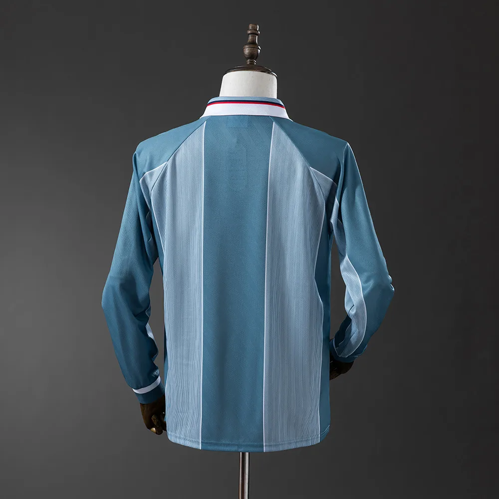 England 1996 Retro England Visitante Manga larga Jersey 1996 — 2