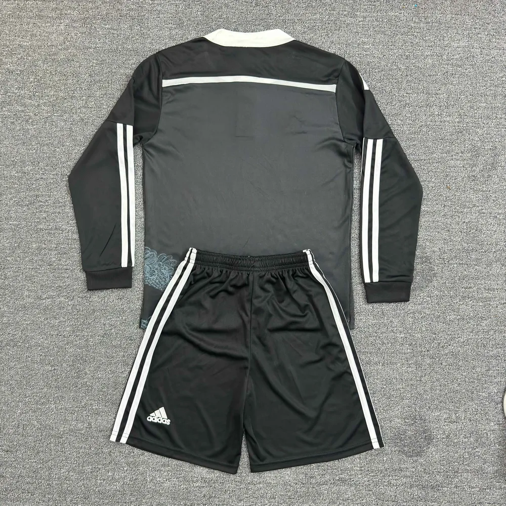 Real Madrid 2014/2015 Retro Manga larga Real Madrid Tercera Visitante Camiseta de fútbol Talla infantil 2014/2015 — 2