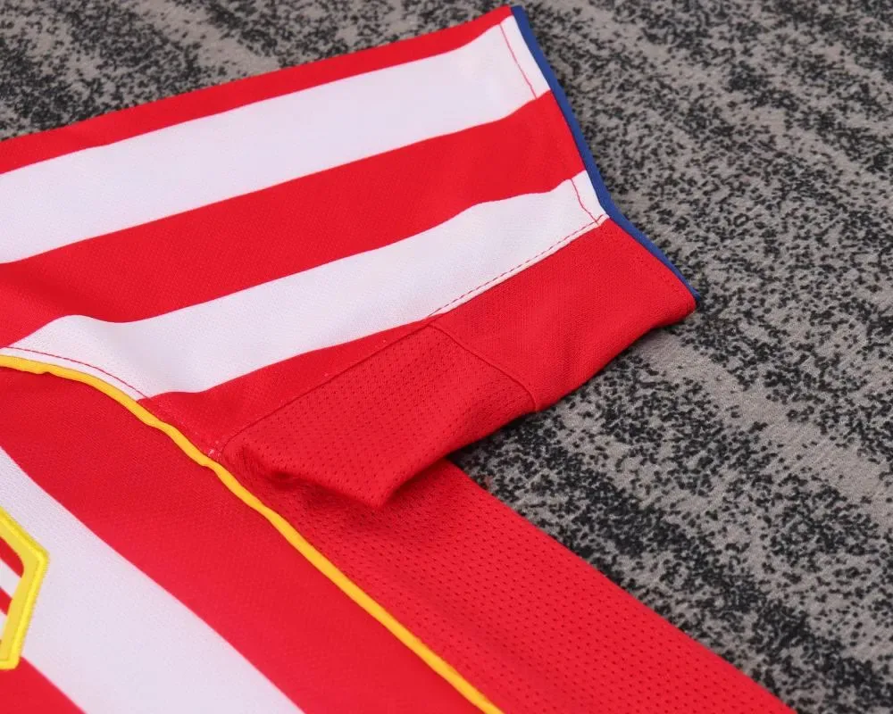 Atlético Madrid 2004-2005 Retro Atletico Madrid Local Camiseta de fútbol Talla infantil 2004/2005 — 7