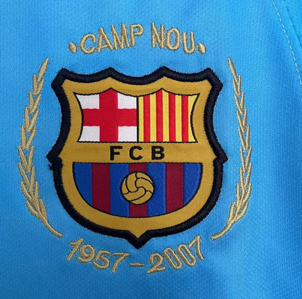 Barcelona 2007/2008 Retro Barcelona Away Football Shirt 2007/2008 — 5