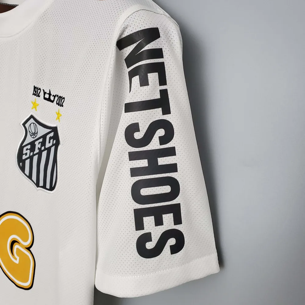 Santos 2012 Retro Santos Local Camiseta de fútbol 2012 — 5