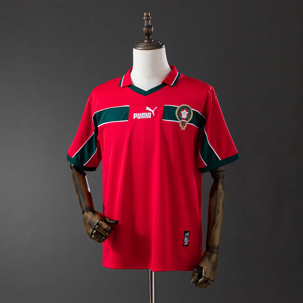 Morocco 1998 Retro Morocco National Team Visitante Jersey 1998