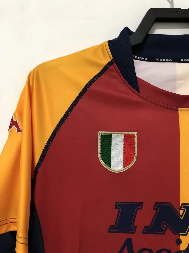 AS Roma 2000-2001 Retro Roma Home Soccer Jersey 2000/2001 — 3
