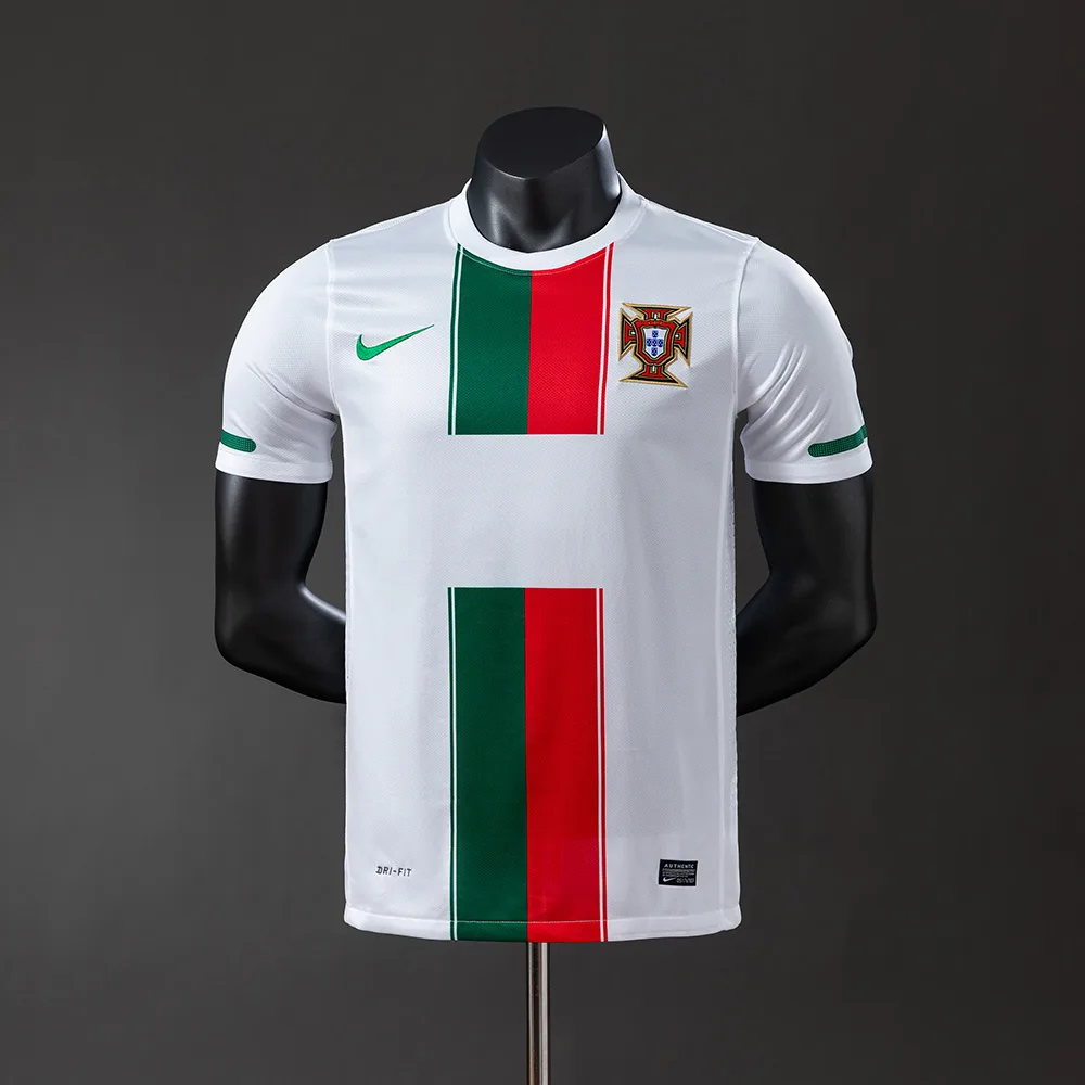 Portugal 2010 Retro Player Version Portugal Away Jersey 2010