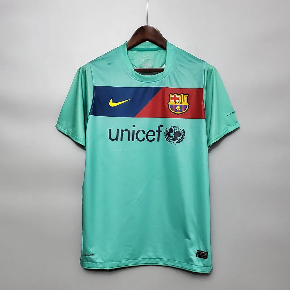 Barcelona 2010/2011 Retro Barcelona Visitante Camiseta de fútbol 2010/2011