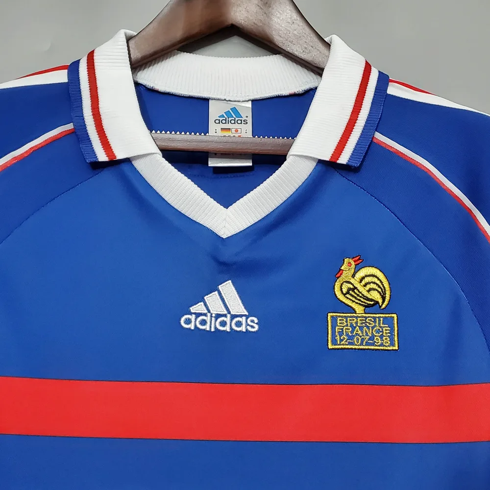 France 1998 Retro France Home Football Shirt 1998 — 3