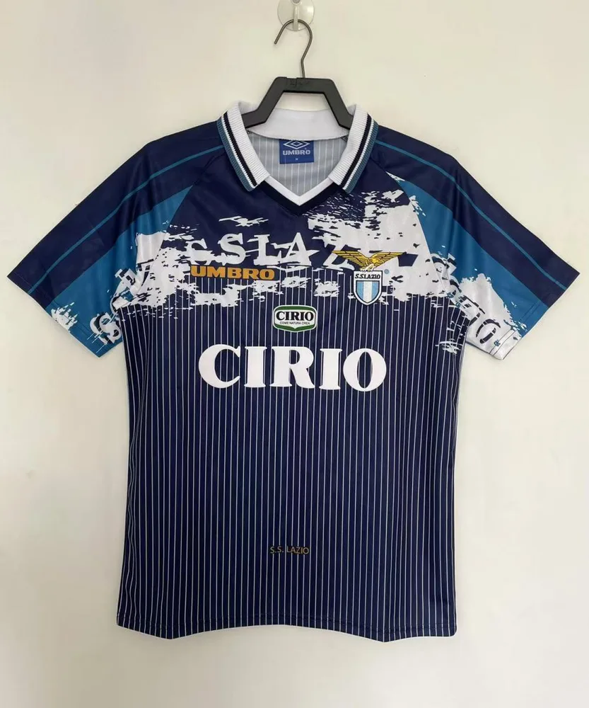 Lazio 1996-1997 Retro Lazio Visitante Camiseta de fútbol 1996/1997