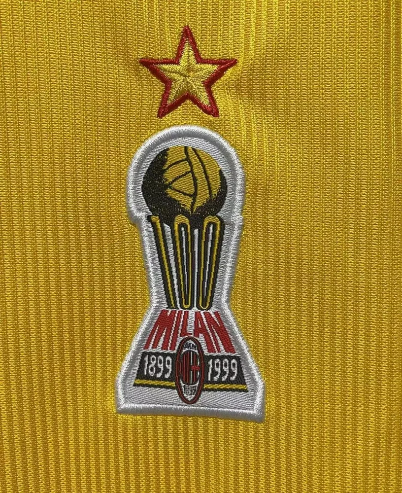 AC Milan 1999/2000 Retro AC Milan Visitante Camiseta de fútbol 1999/2000 — 6