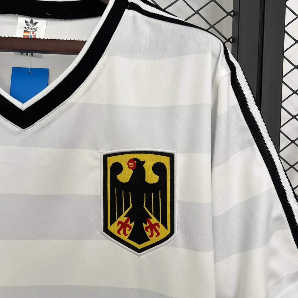 Germany 1984 Retro Soccer Jersey Germany Away 1984 — 3