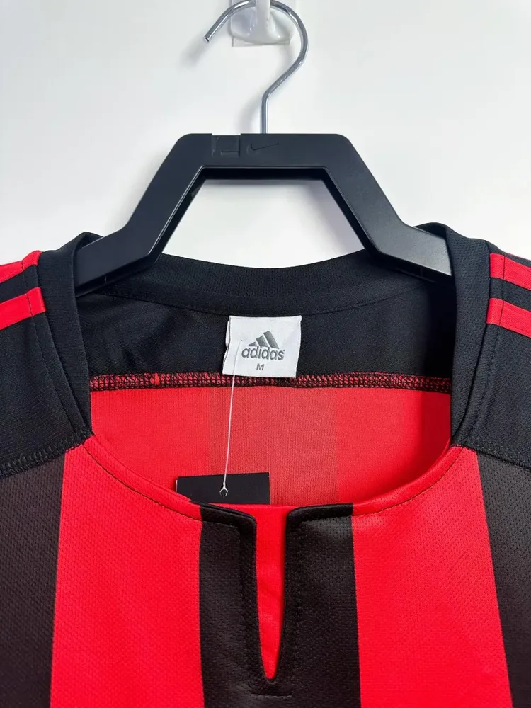 AC Milan 2003/2004 Retro AC Milan Home Football Shirt 2003/2004 — 3