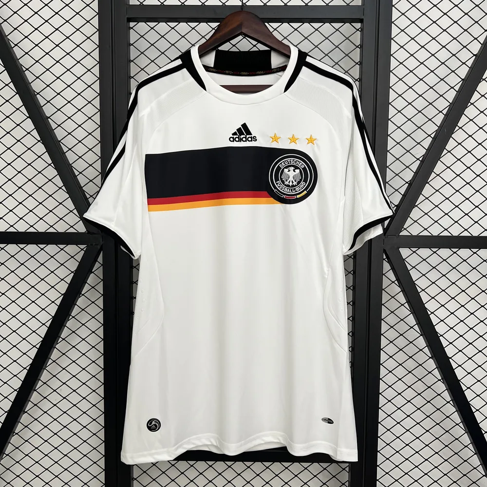 Germany 2008 Retro Soccer Jersey Germany Home 2008 — 1