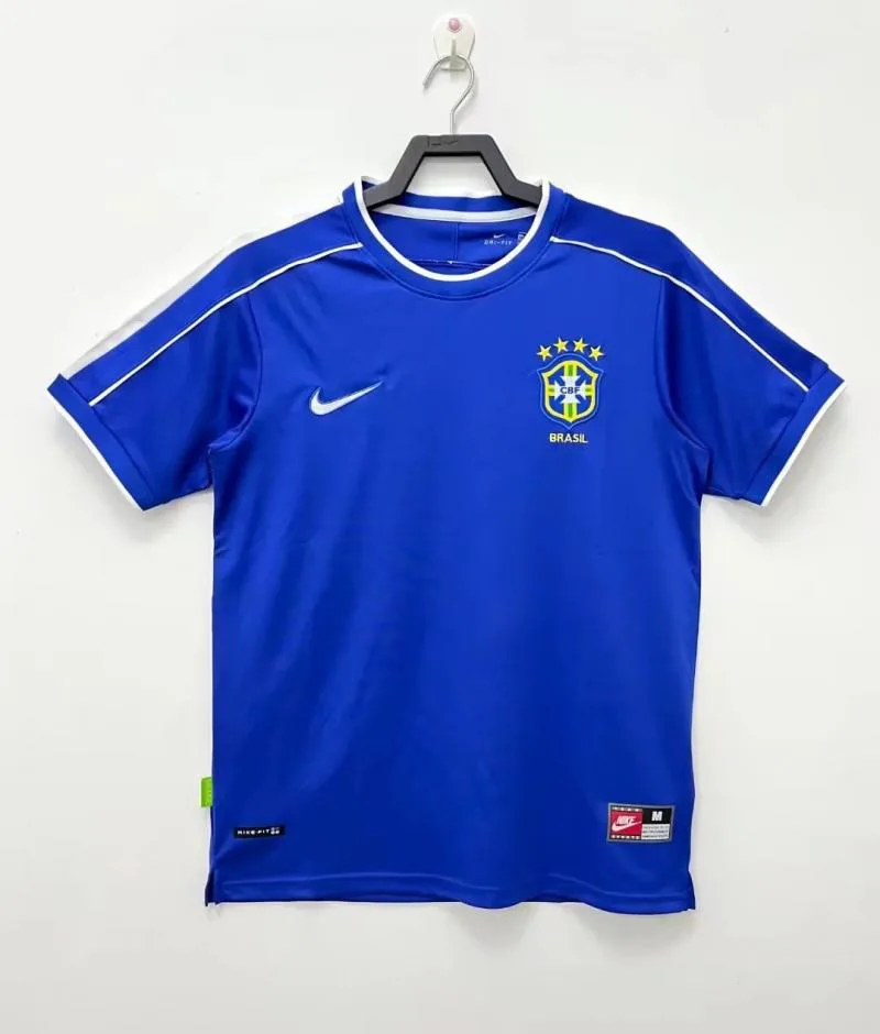 Brazil 1998 Retro Brazil Visitante Camiseta de fútbol 1998
