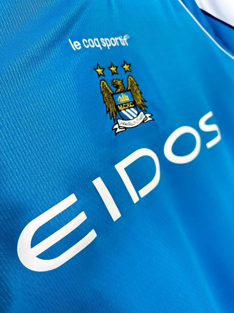 Manchester City 1999-2001 Retro Manchester City Home Football Shirt 1999/2001 — 8