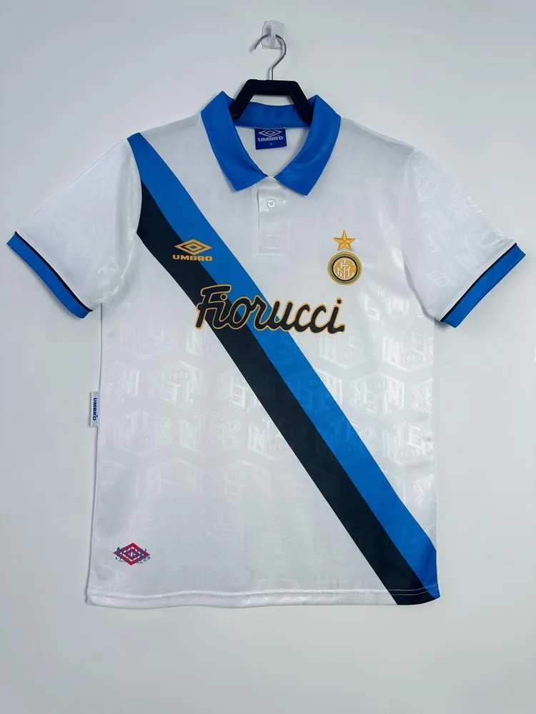 Inter Milan 1994-1995 Retro Inter Milan Visitante Camiseta de fútbol 1994/1995