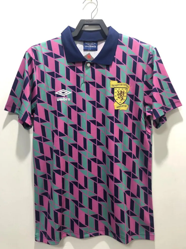 Scotland 1988-1989 Retro Scotland National Team Away Football Shirt 1988/1989