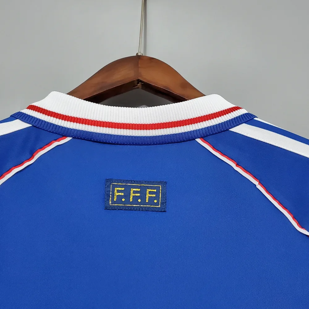 France 1998 Retro France Home Football Shirt 1998 — 6