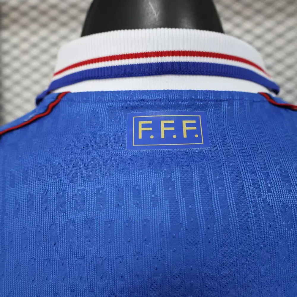France 1998 Player Version Retro France Home Football Shirt 1998 — 5