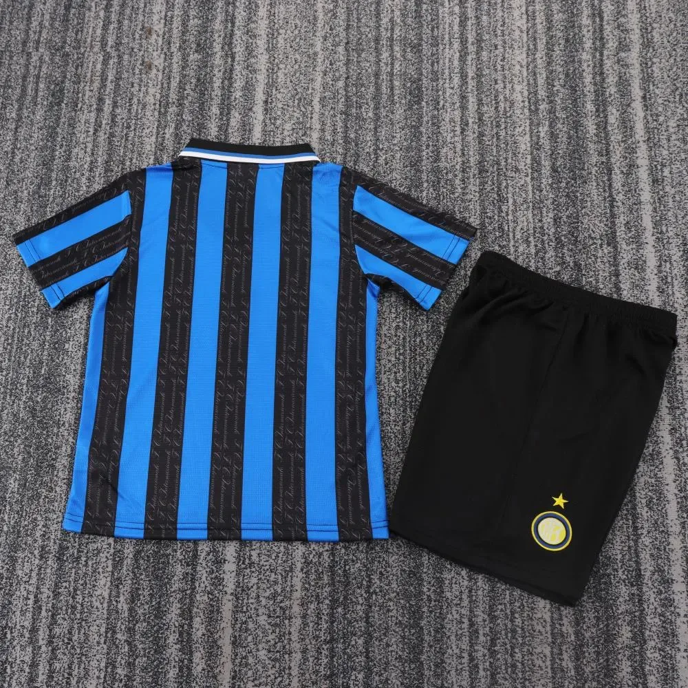 Inter Milan 1997/1998 Retro Inter Milan Home Football Jersey Kids Size 1997/1998 — 2