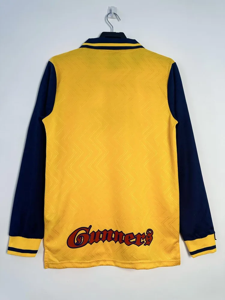 Arsenal 1996-1997 Retro Long Sleeve Arsenal Away Football Shirt 1996/1997 — 2