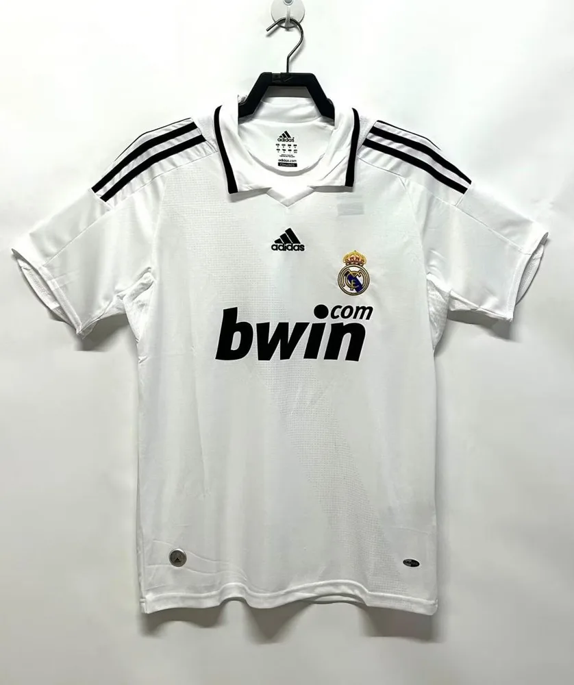 Real Madrid 2008/2009 Retro Real Madrid Home Football Shirt 2008/2009