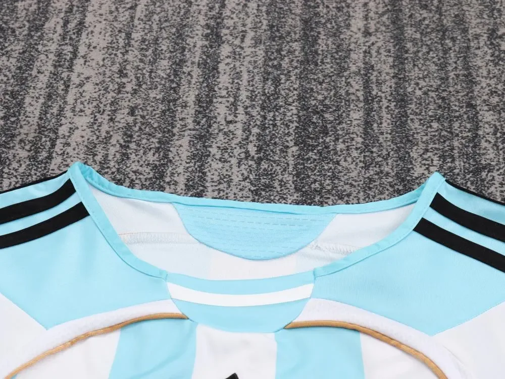 Argentina 2006 Retro Argentina National Team Home Jersey Kids Size Kids Size 2006 — 3