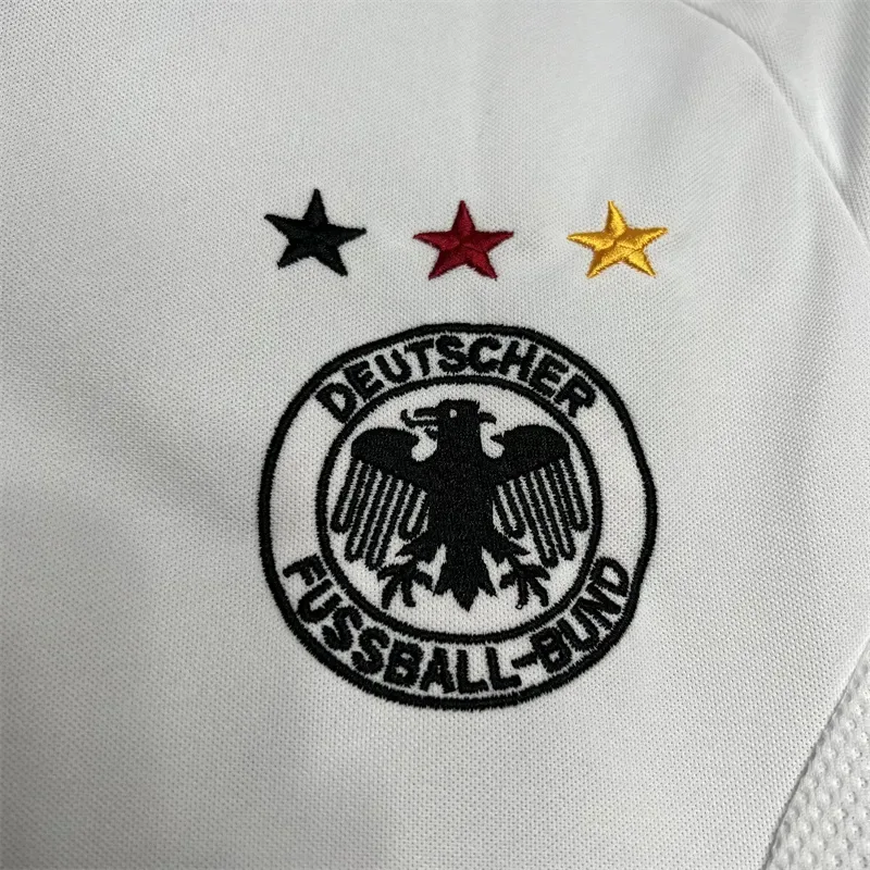 Germany 2002 Retro Germany Home Soccer Jersey 2002 — 6