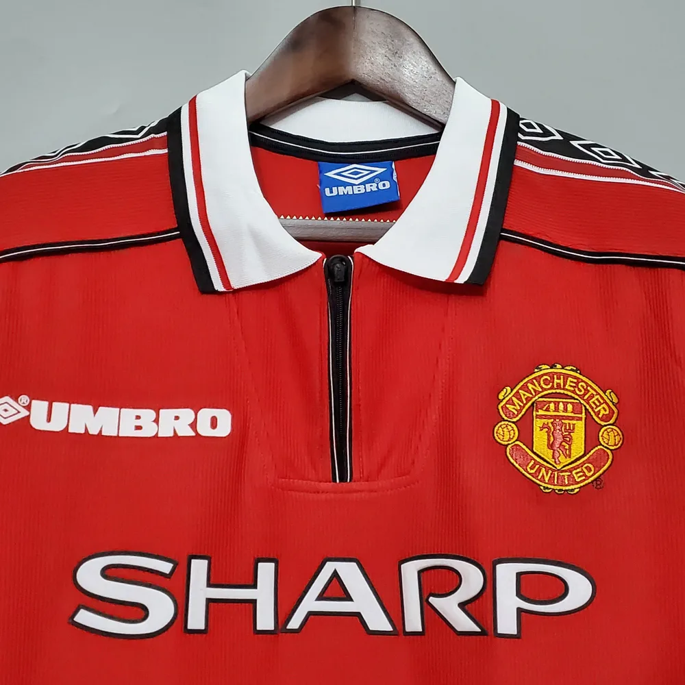 Manchester United 1998/1999 Retro Manchester United Home Football Shirt 1998/1999 — 3