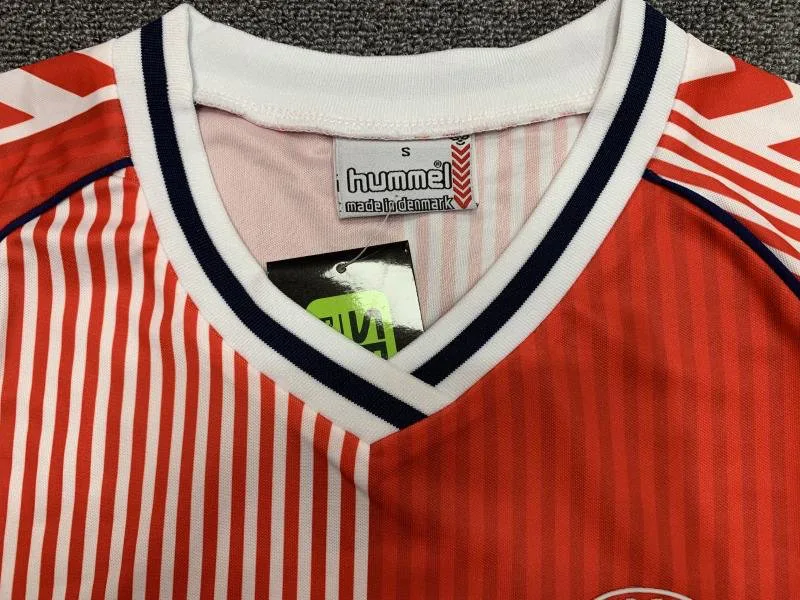Denmark 1986 Retro Denmark National Team Home Football Shirt 1986 — 3