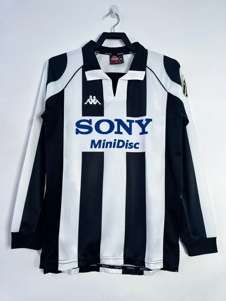 Juventus 1997/1998 Retro Manga larga Juventus Camiseta de fútbol Local 1997/1998